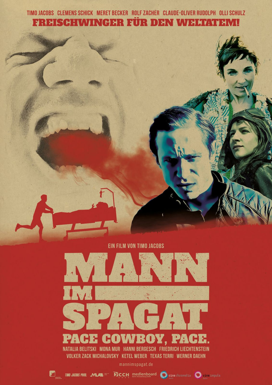 Mann im Spagat：佩斯、牛仔、佩斯
