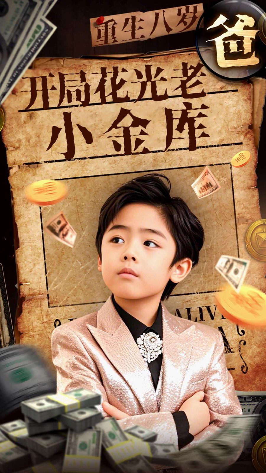 重生八歲，開局花光老爸小金庫(全集)